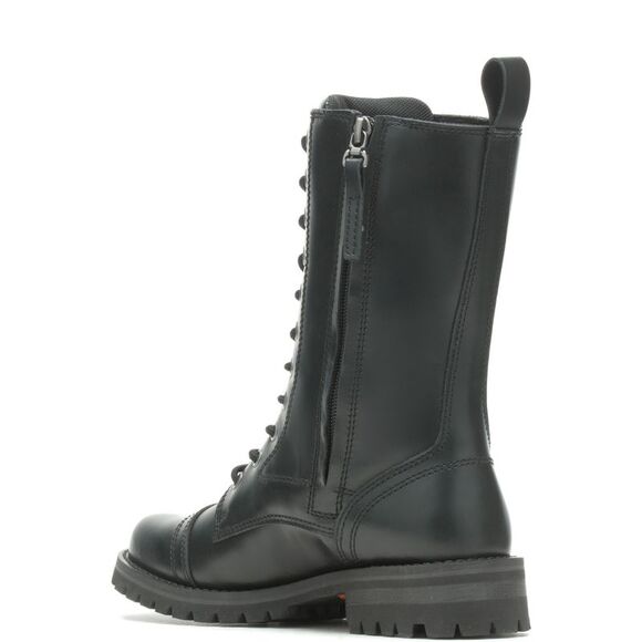 Harley-Davidson Womens Walsen 8" Lace Black Boots (NWT) - Picture 6 of 7